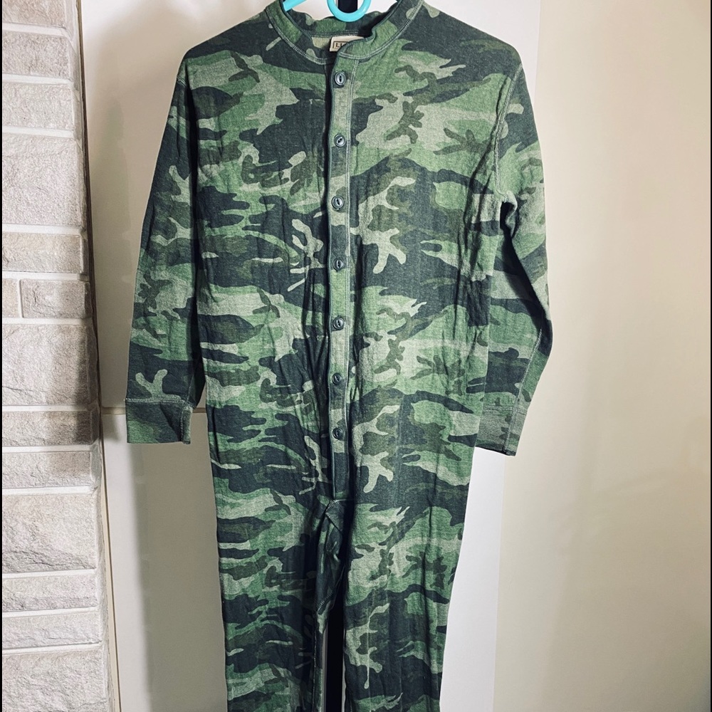 lol bean wool blend onesie